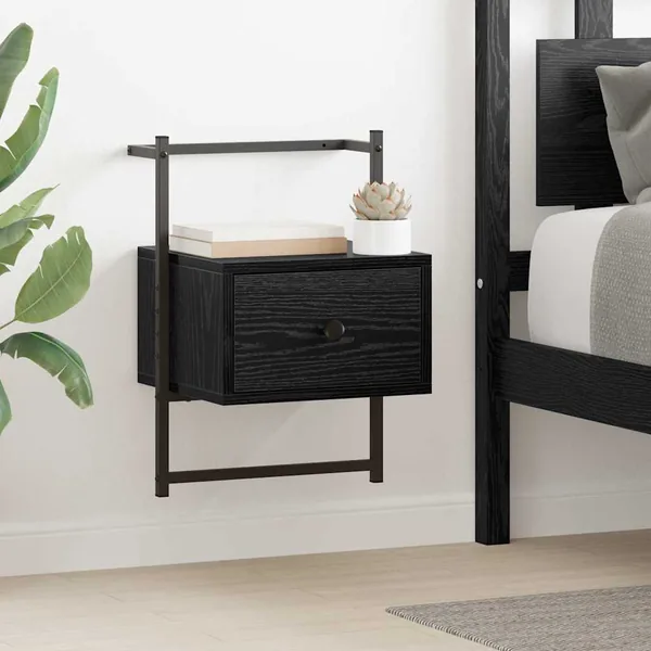 Cabinet de chevet Chêne noir 35 x 30 x 51 cm Bois d'ingénierie
