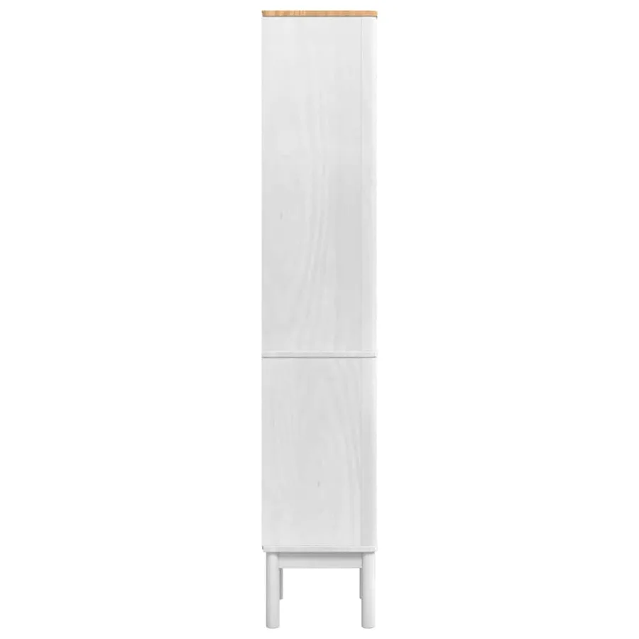 Meuble de salle de bain haut FLORO Blanc 35 x 30 x 160 cm - 7