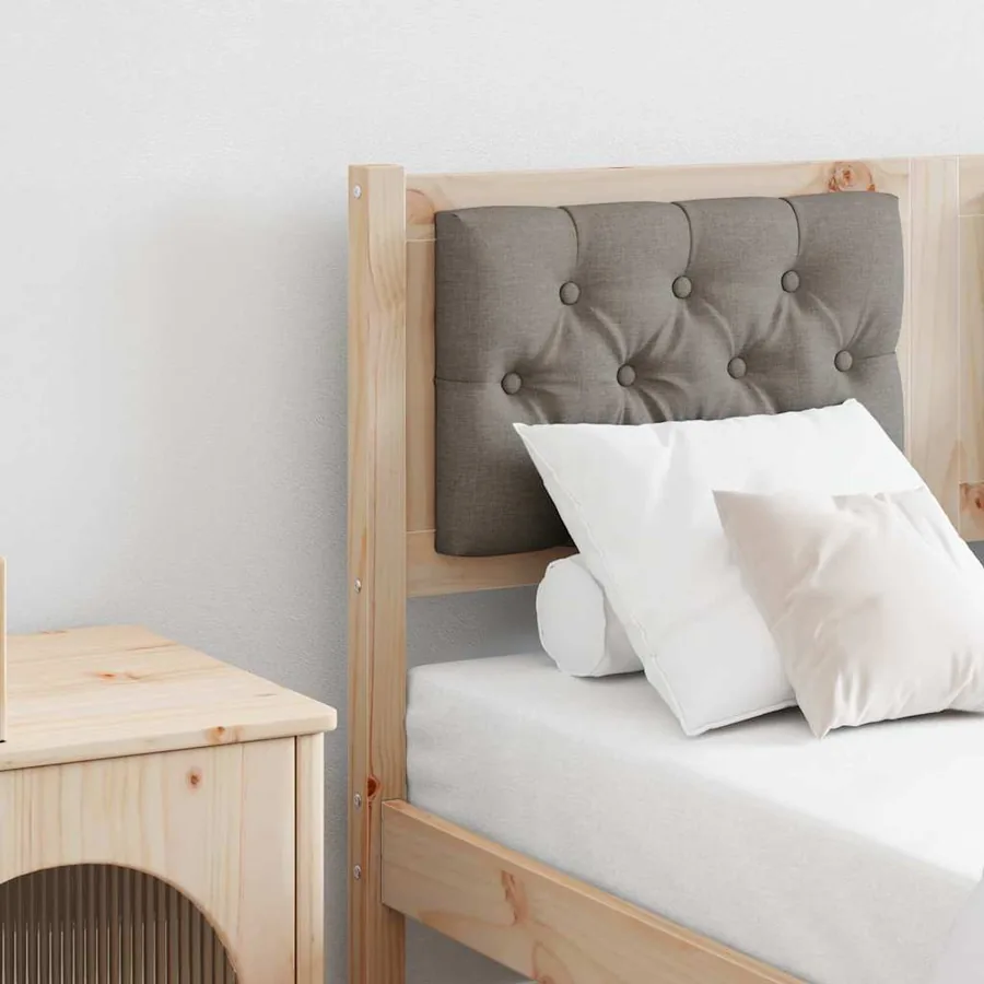 Tête de lit Autre Marron et taupe 120 cm Bois massif en pin