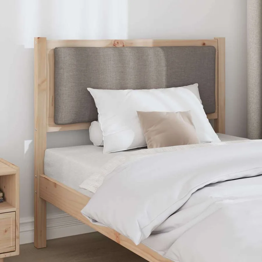 Tête de lit Autre Marron 90 cm Bois massif en pin - 3