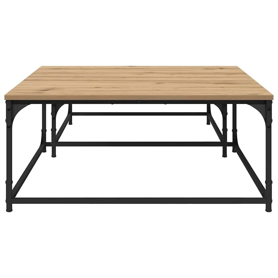 Table basse 2 pcs Chêne artisanal 80 x 80 x 35 cm - 6