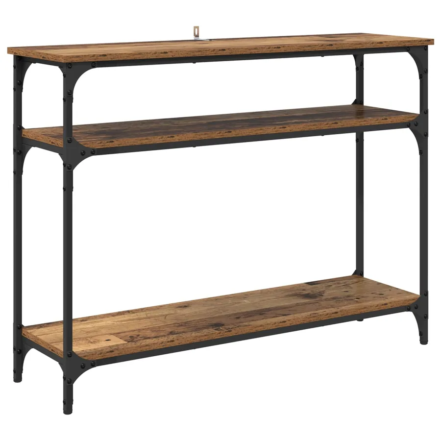 Table console Bois Ancien 100 x 29 x 75 cm Bois d'ingénierie - 2