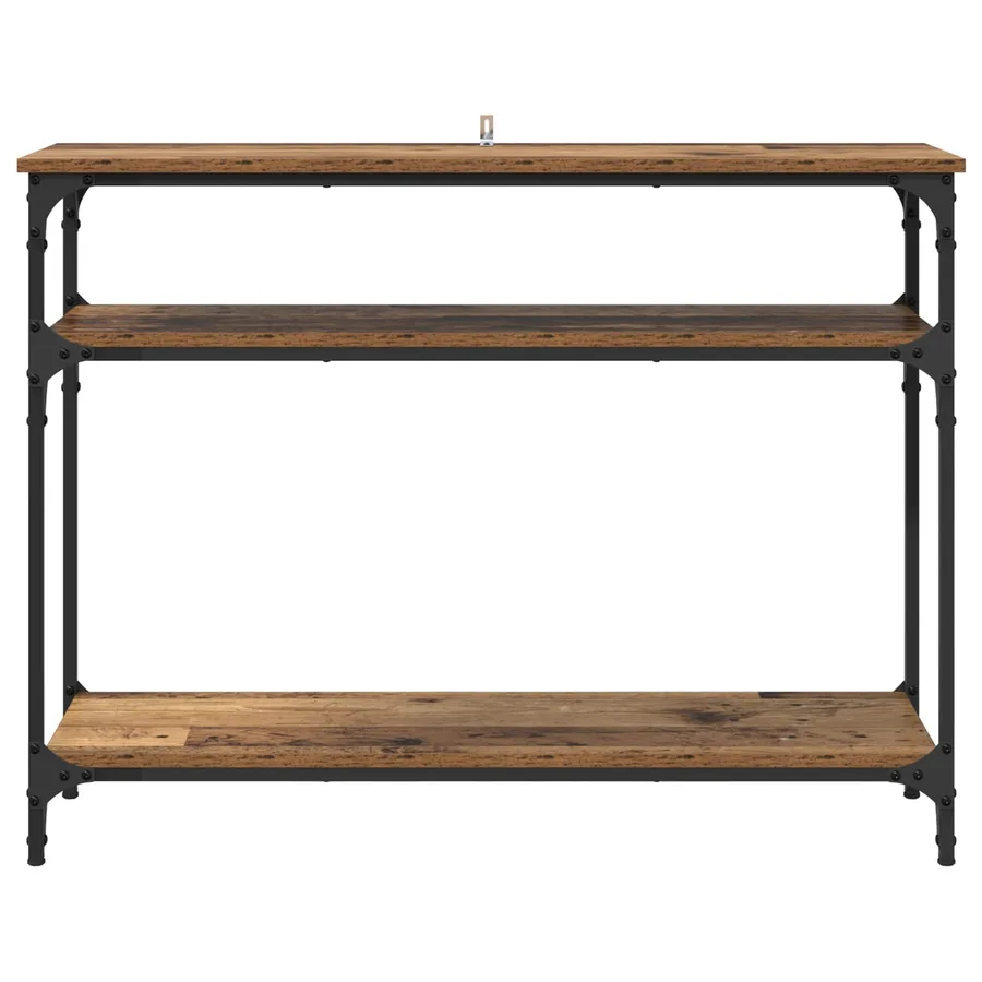 Table console Bois Ancien 100 x 29 x 75 cm Bois d'ingénierie - 5