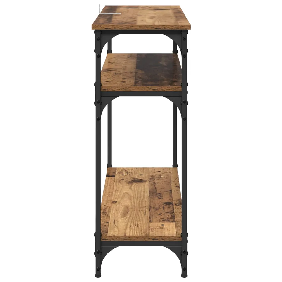 Table console Bois Ancien 100 x 29 x 75 cm Bois d'ingénierie - 6