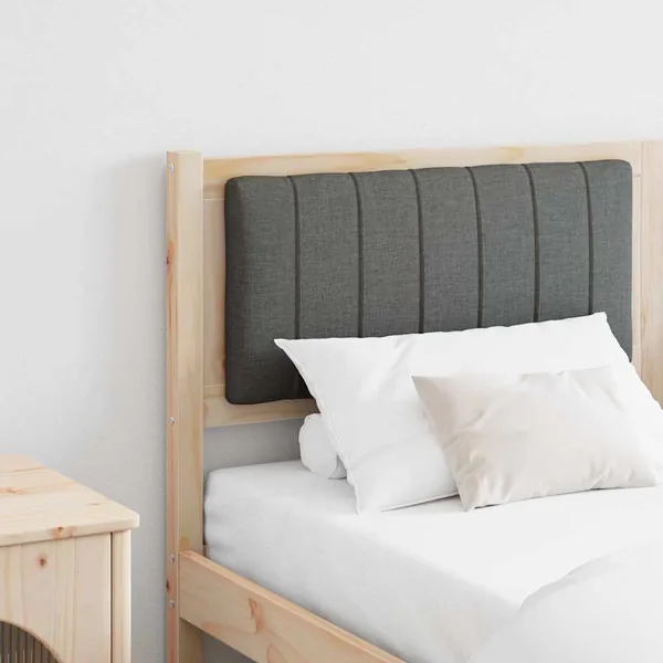 Tête de lit capitonnée Marron 150 cm Pin massif
