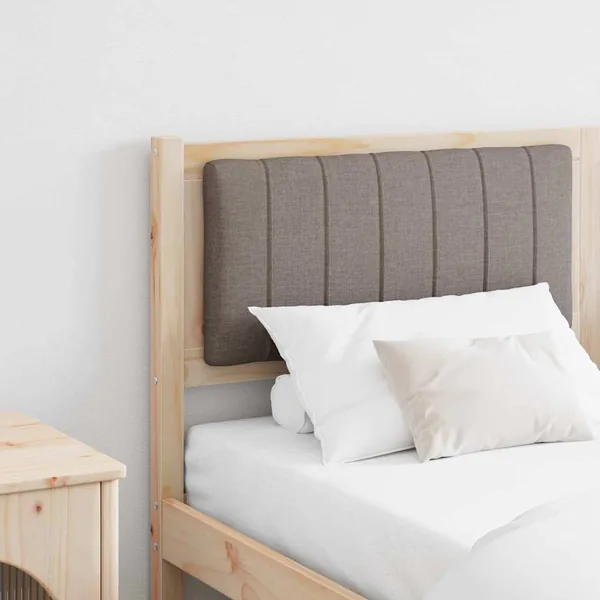 Tête de lit capitonnée Marron 150 cm Pin massif