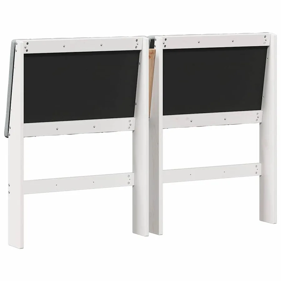 Tête de lit capitonnée Gris clair 135 cm Pin massif - 6