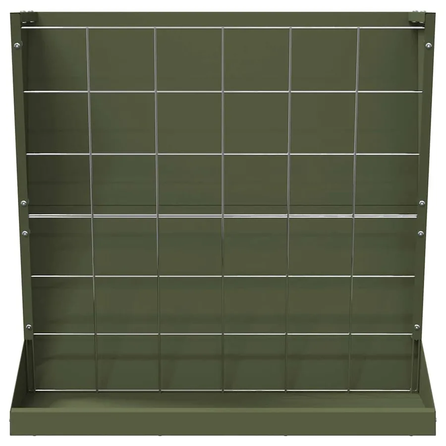 Distributeur de Foin Vert olive 71 x 33 x 70 cm - 5