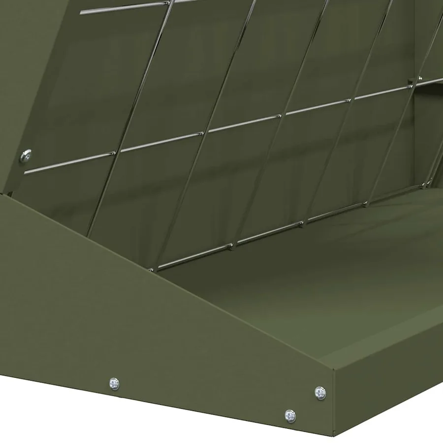 Distributeur de Foin Vert olive 71 x 33 x 70 cm - 9