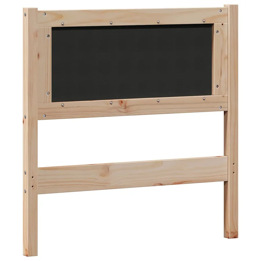 Tête de lit Autre Marron et noir 80 cm Bois massif en pin - 6