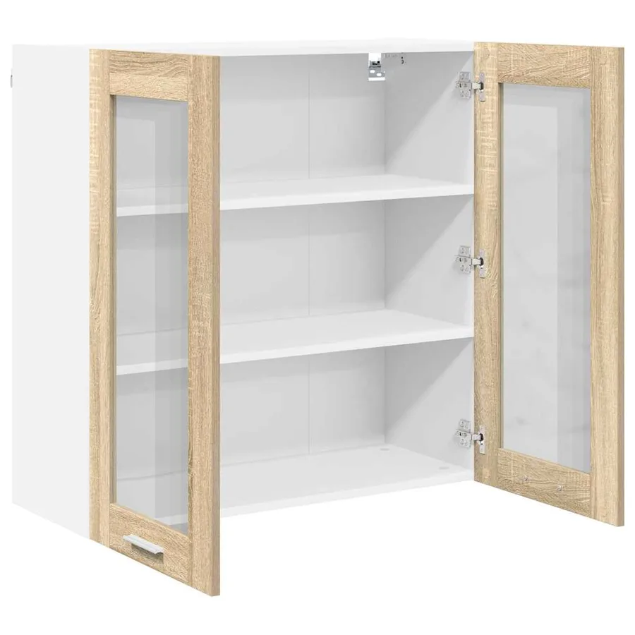 Armoire suspendue avec stockage Chêne Sonoma 80 x 31 x 80 cm - 5