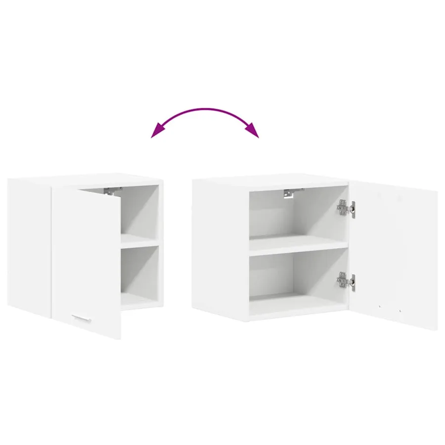 Armoire suspendue 2 pcs Blanc 40 x 31 x 40 cm Bois d'ingénierie - 12