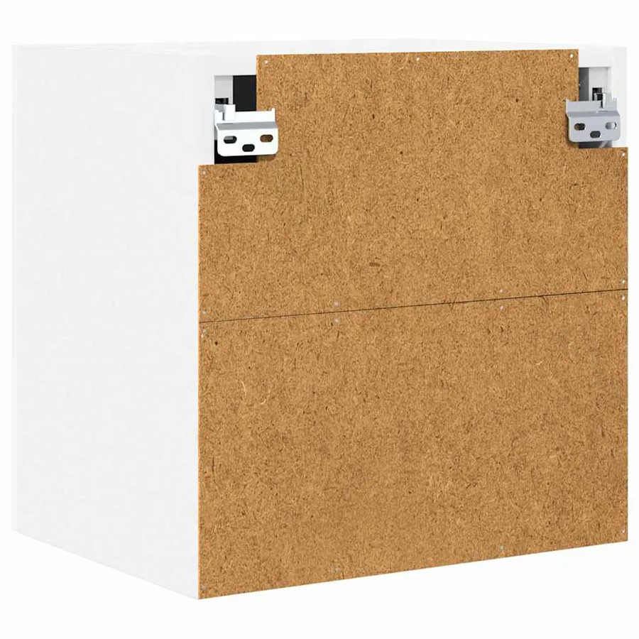 Armoire suspendue 2 pcs Blanc 40 x 31 x 40 cm Bois d'ingénierie - 9