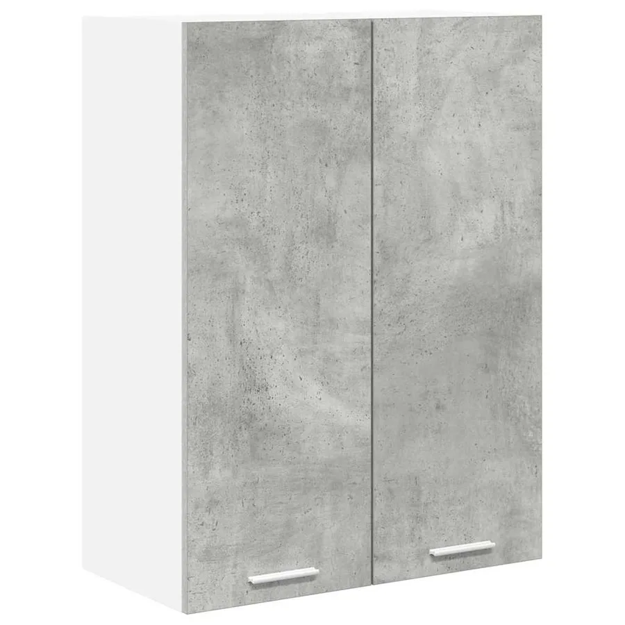 Armoire suspendue Gris béton 60 x 31 x 80 cm Bois d'ingénierie - 2