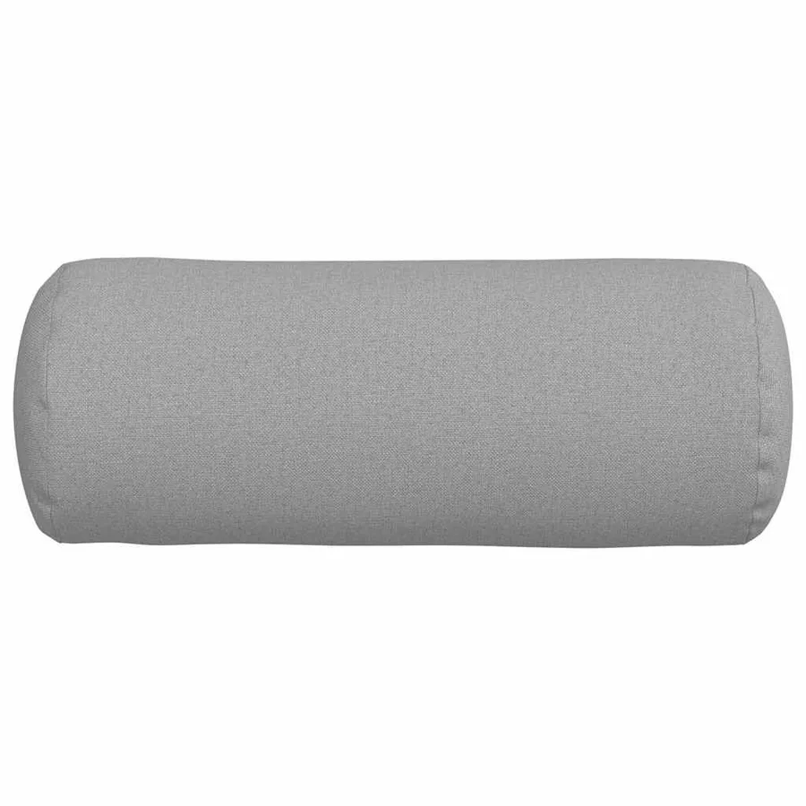 Coussins d'accent 2 pcs Gris nuage Ø 15 x 40 cm tissu - 6