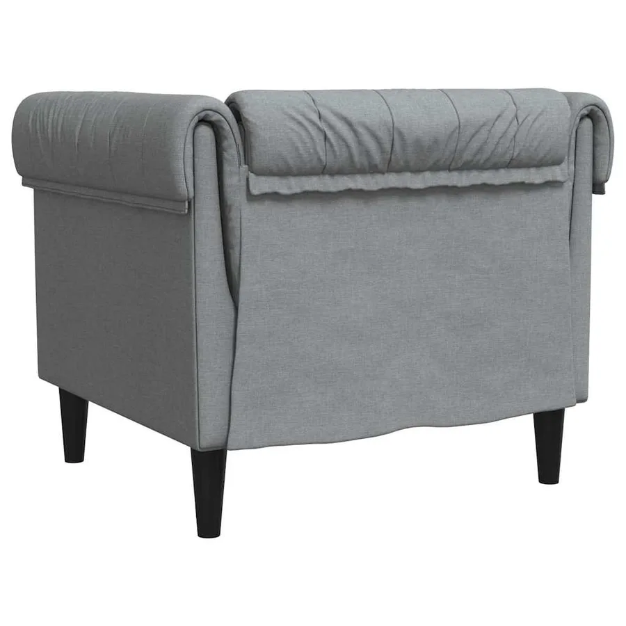 Canapé Gris clair 78,5 x 74,5 x 74,5 cm Polyester - 6