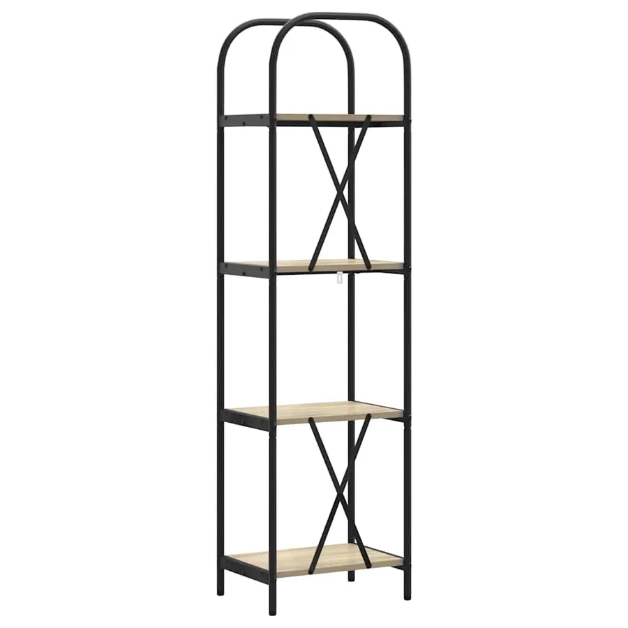 Étagère Chêne Sonoma 40 x 30 x 146 cm Bois d'ingénierie - 7