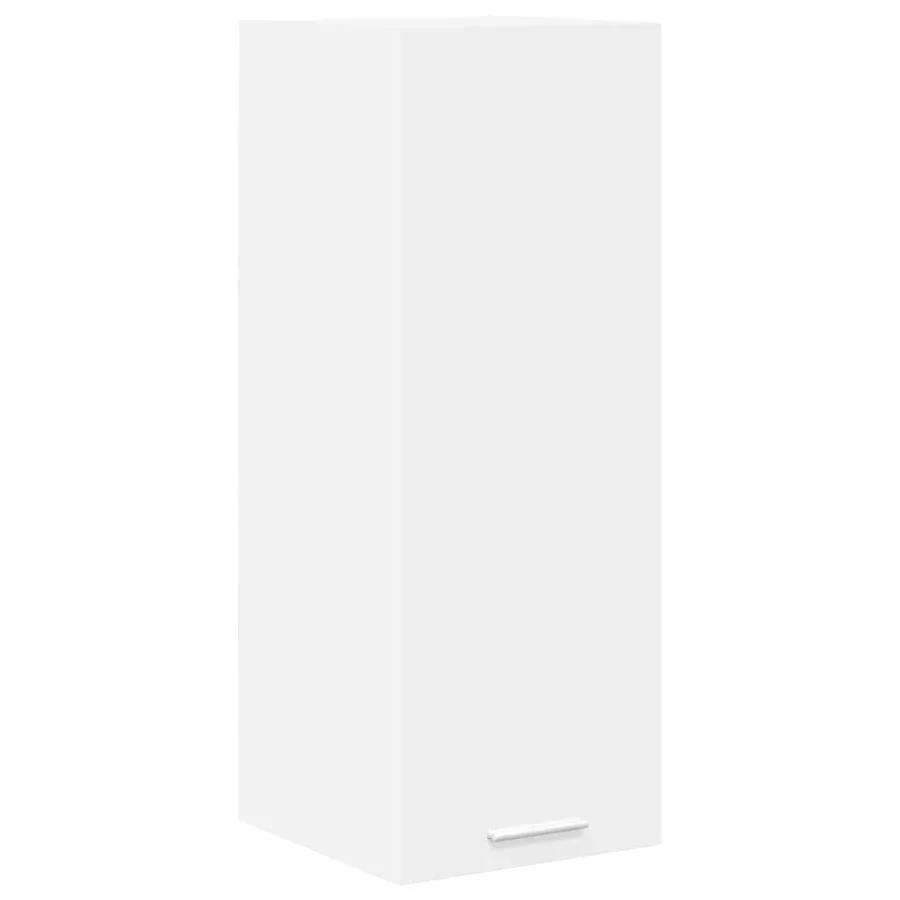 Armoire suspendue Blanc 30 x 31 x 80 cm Bois d'ingénierie - 2