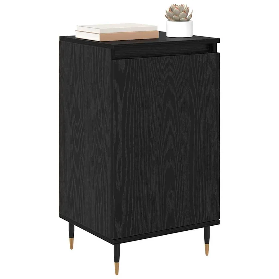Buffet 2 pcs Chêne noir 40 x 35 x 70 cm - 3