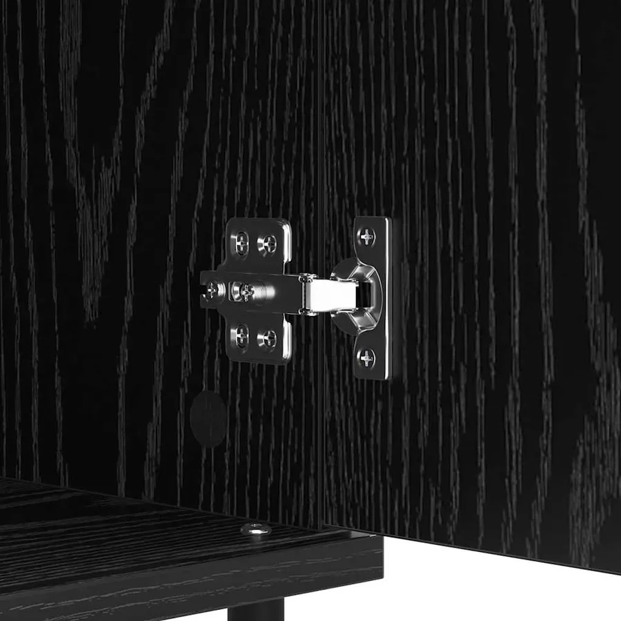 Buffet 2 pcs Chêne noir 40 x 35 x 70 cm - 9