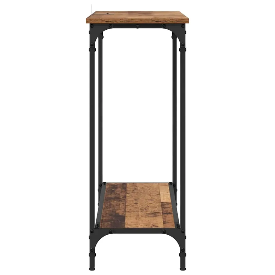 Table console Bois ancien 101 x 30.5 x 75 cm Bois d'ingénierie - 6