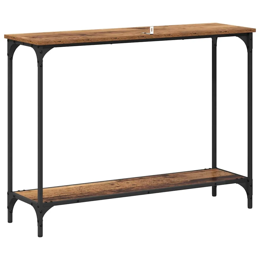 Table console Bois ancien 101 x 30.5 x 75 cm Bois d'ingénierie - 7