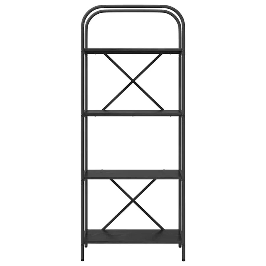 Étagère Chêne noir 60 x 30 x 146 cm Bois d'ingénierie - 5