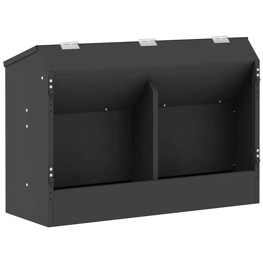 Distributeur pour lapins Noir 64.5 x 25.5 x 45.5 cm - 2
