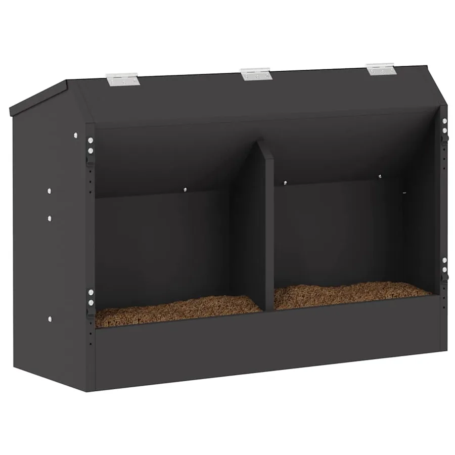 Distributeur pour lapins Noir 64.5 x 25.5 x 45.5 cm - 3