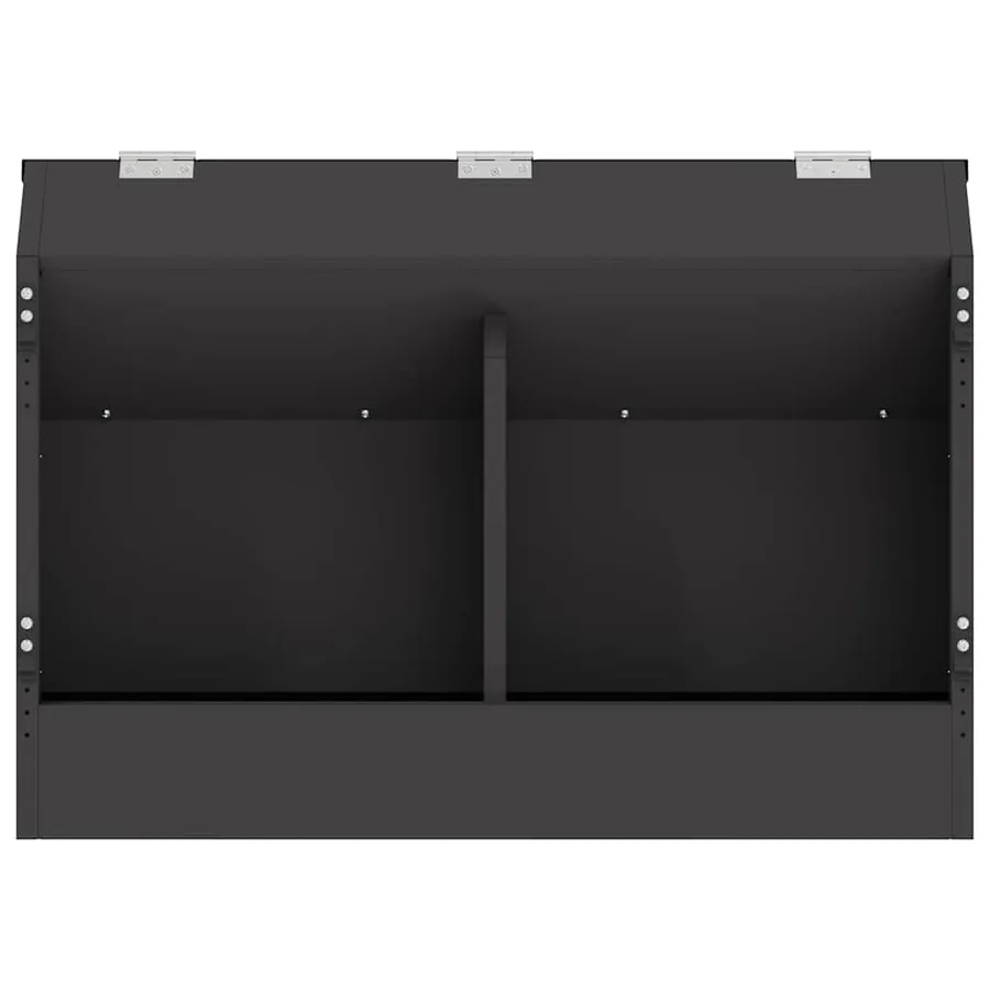 Distributeur pour lapins Noir 64.5 x 25.5 x 45.5 cm - 5