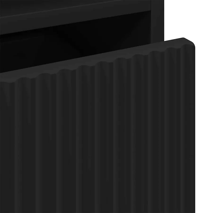 Cabinet de salle de bain Noir 31,5 x 33 x 190 cm - 11