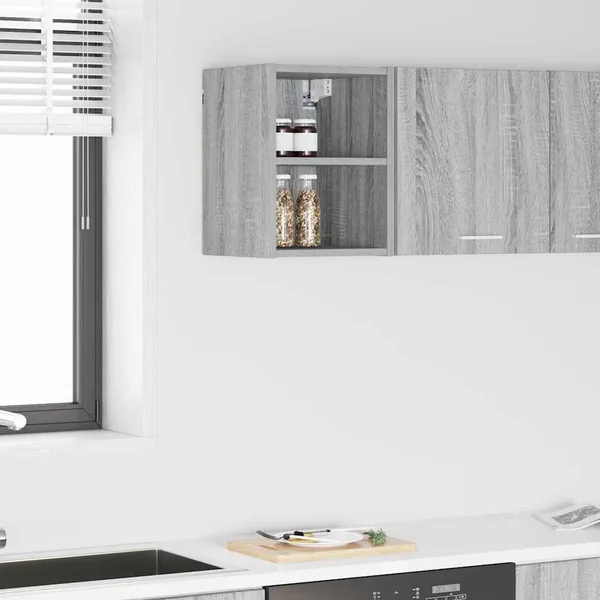 Armoire suspendue avec stockage Gris Sonoma 30 x 29,5 x 40 cm