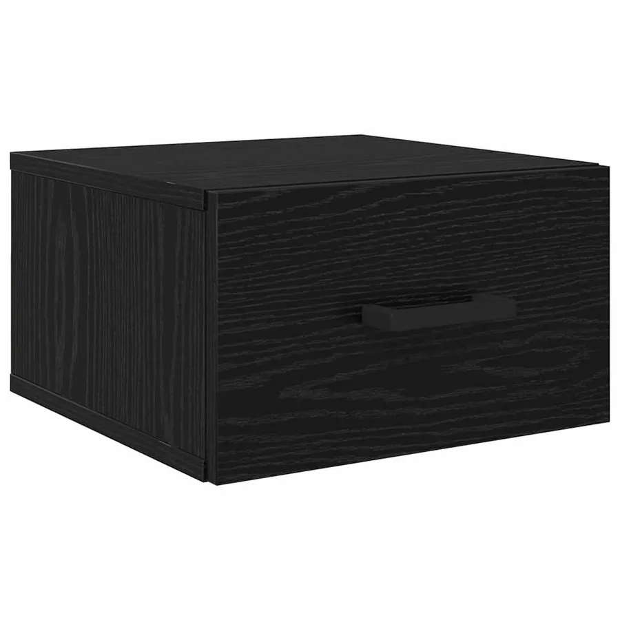 Cabinet de chevet Chêne noir 35 x 35 x 20 cm Bois d'ingénierie - 2