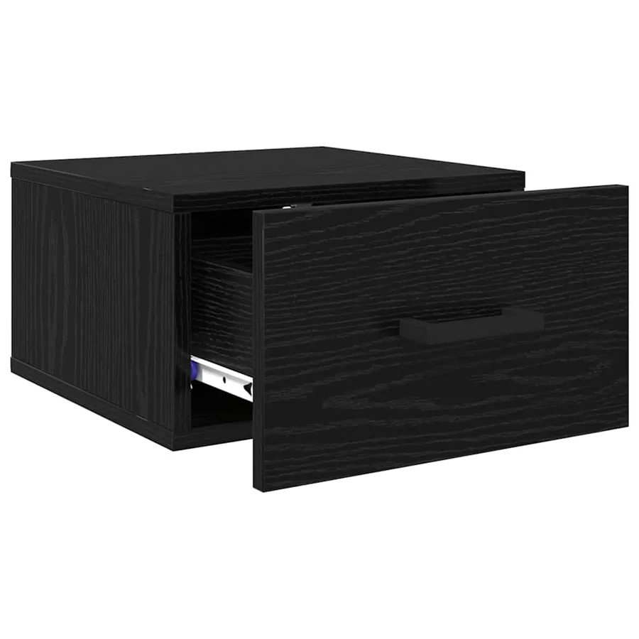 Cabinet de chevet Chêne noir 35 x 35 x 20 cm Bois d'ingénierie - 5