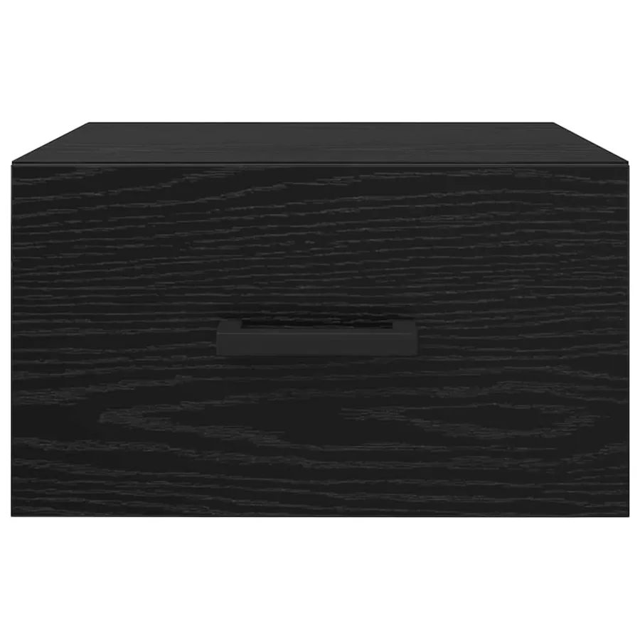 Cabinet de chevet Chêne noir 35 x 35 x 20 cm Bois d'ingénierie - 6