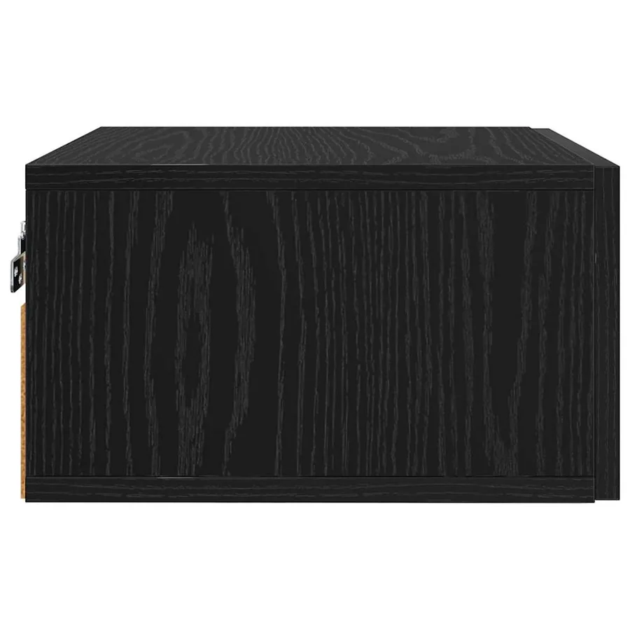 Cabinet de chevet Chêne noir 35 x 35 x 20 cm Bois d'ingénierie - 7