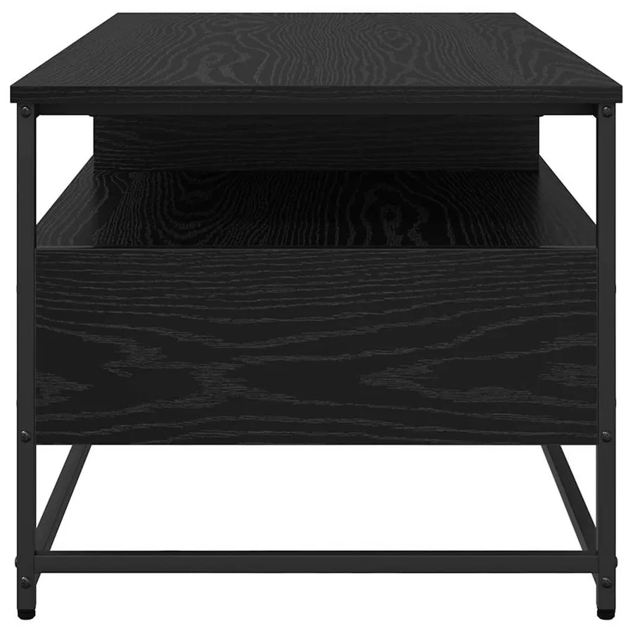 Table basse Chêne noir 100 x 51 x 45 cm Bois d'ingénierie - 7