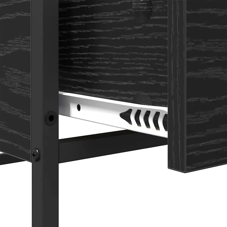 Table basse Chêne noir 100 x 51 x 45 cm Bois d'ingénierie - 9