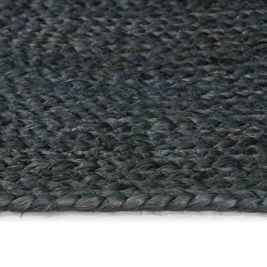 Tapis de surface Gris foncé 80 x 200 cm Jute - 4