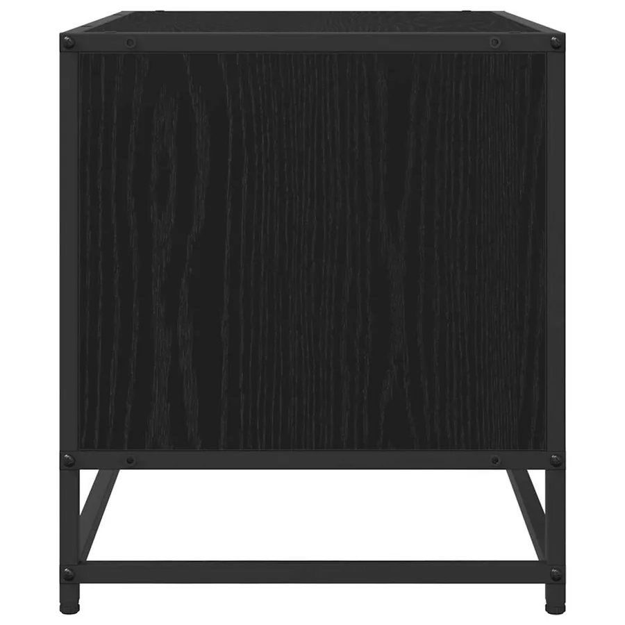 Unites TV Chêne noir 61 x 40 x 46 cm Bois d'ingénierie - 6