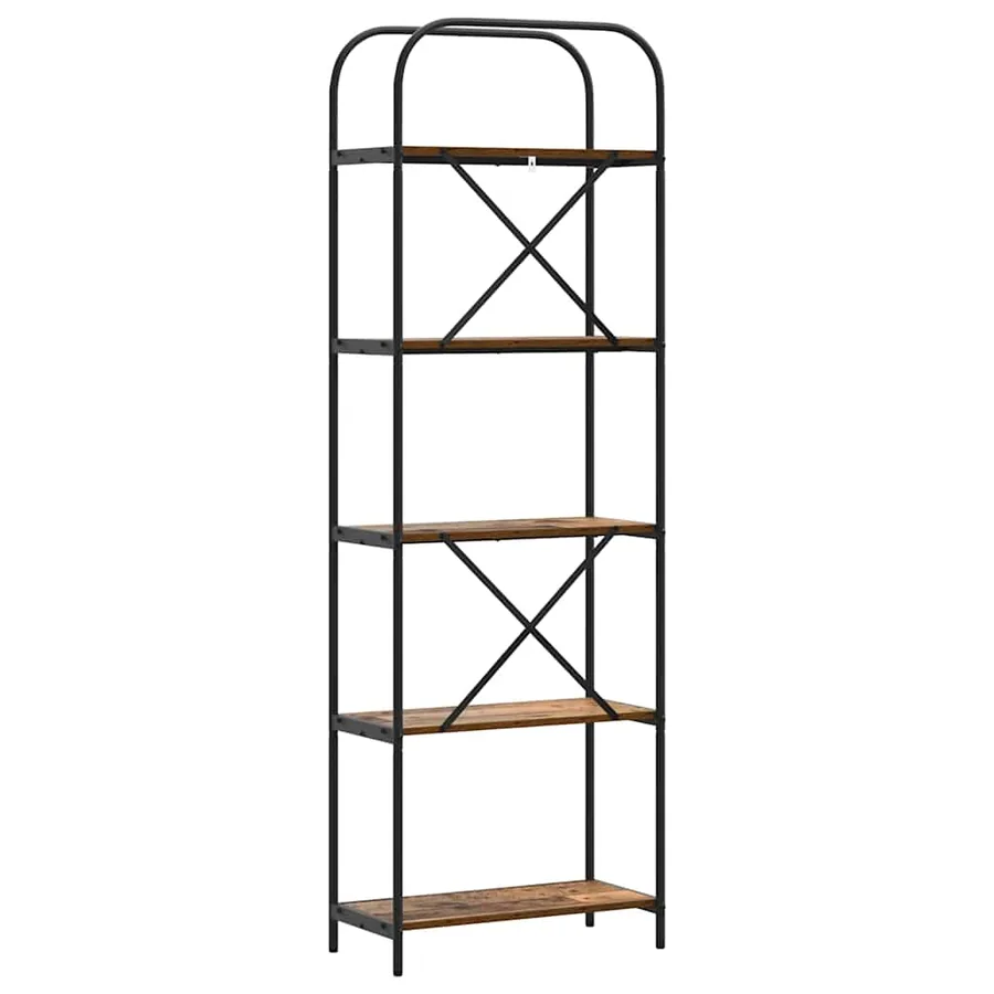 Étagère Bois ancien 60 x 30 x 183 cm Bois d'ingénierie - 7