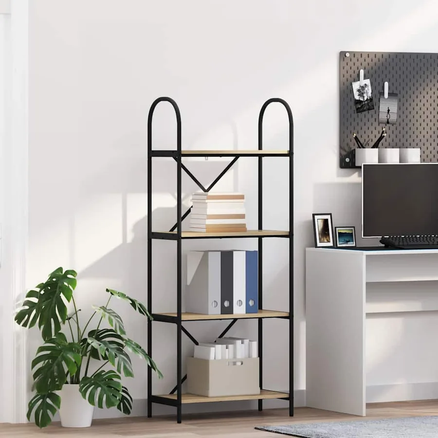 Étagère Chêne Sonoma 60 x 30 x 146 cm Bois d'ingénierie