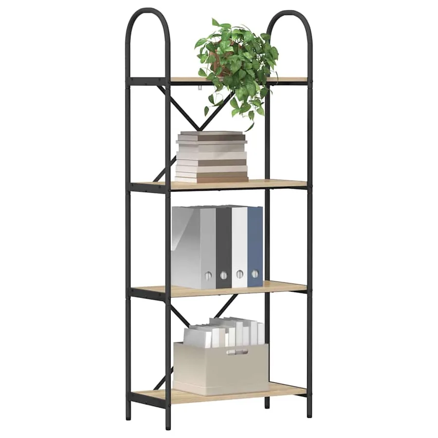Étagère Chêne Sonoma 60 x 30 x 146 cm Bois d'ingénierie - 3