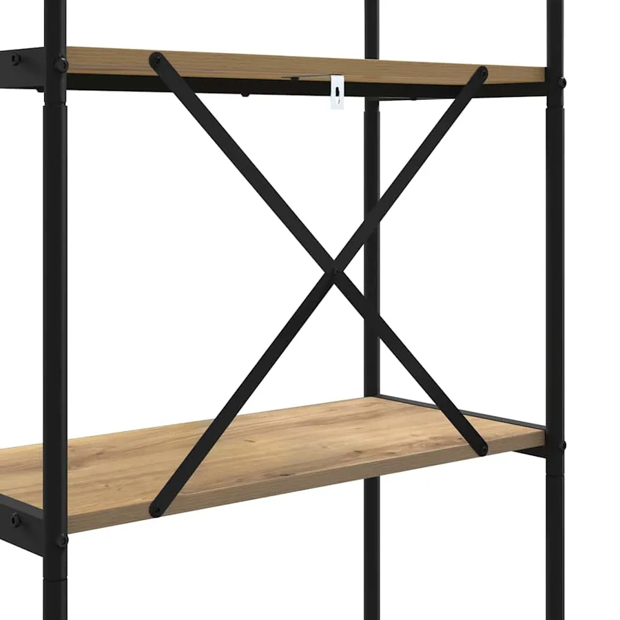 Étagère 5 niveaux 60 x 30 x 183 cm Bois d'ingénierie - 9
