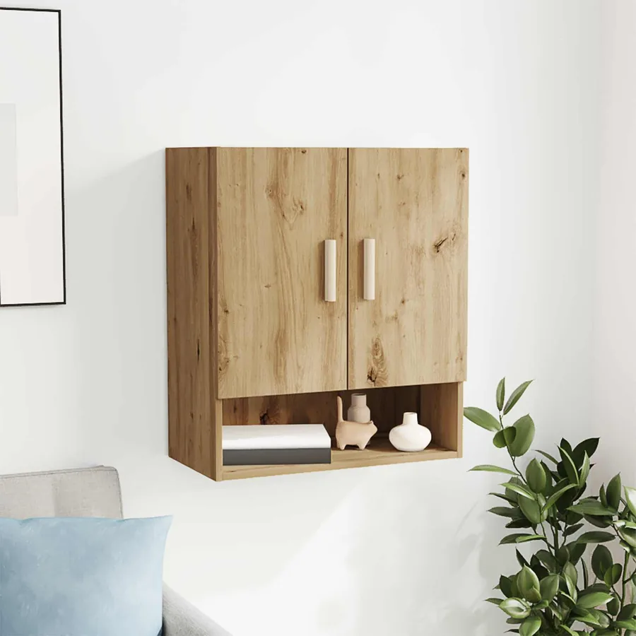 Meuble mural 60 x 31 x 70 cm Bois d'ingénierie Chêne artisan