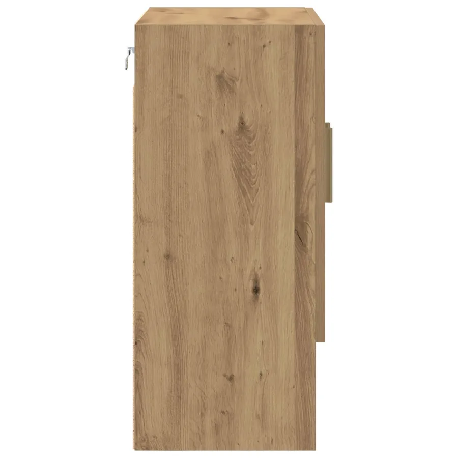 Meuble mural 60 x 31 x 70 cm Bois d'ingénierie Chêne artisan - 6
