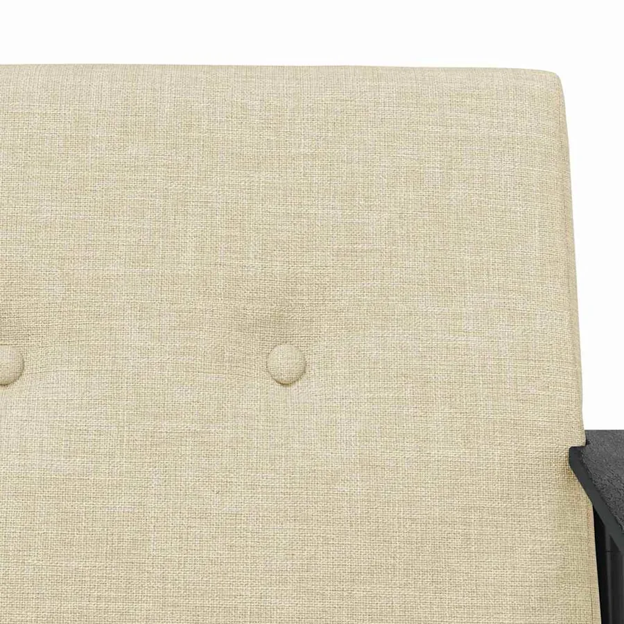 fauteuil Crème tissu - 7