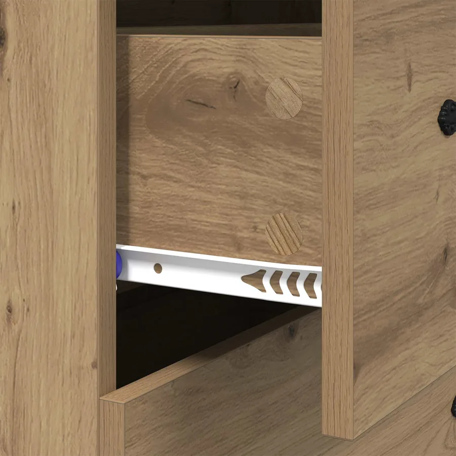 Buffet Chêne artisanal 69,5 x 34 x 90 cm - 11