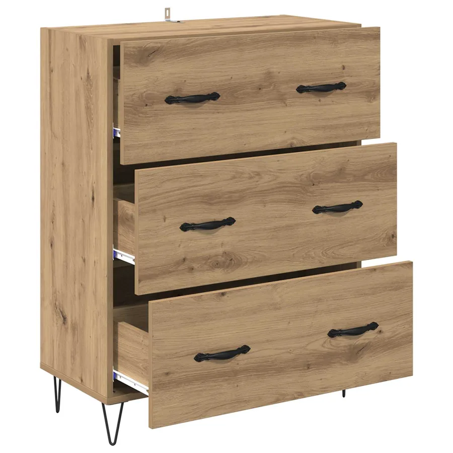 Buffet Chêne artisanal 69,5 x 34 x 90 cm - 5