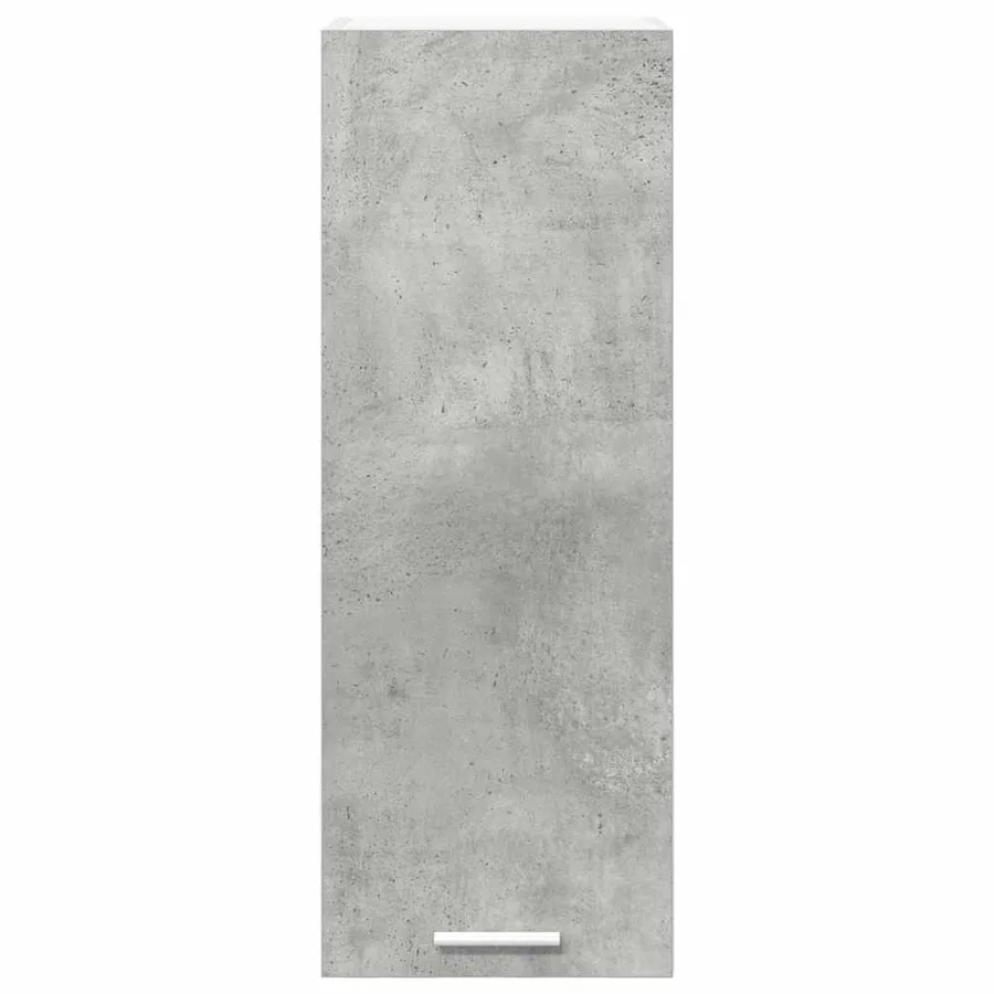 Armoire suspendue 2 pcs Gris béton et Blanc 30 x 31 x 80 cm - 7